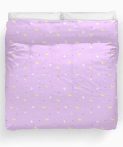 Cute Pink Sailor Moon Bunny Duvet Cover Bedding Set
