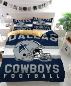 Dallas Cowboys Football Logo Duvet Cover Bedding Set