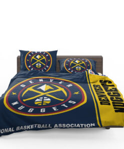 Denver Nuggets Nba Basketball Bedding Set