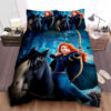 Disney Princess Merida Horse Riding Archery Bed Sheet Spread Comforter Duvet Cover Bedding Sets