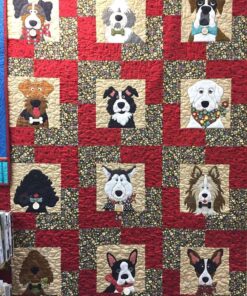 Dog Beautiful Faces Group Quilt Blanket Great Customized Blanket Gifts For Birthday Christmas Thanksgiving
