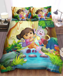 Dora The Explorer Bed Sheets Duvet Cover Bedding Sets