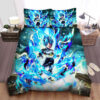 Dragon Ball Vegeta Super Saiyan Blue Powerful Ki Bed Sheets Spread Duvet Cover Bedding Sets
