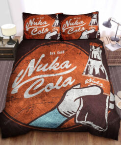Fallout, Ice Cold Nuka Cold Bed Sheets Duvet Cover Bedding Sets
