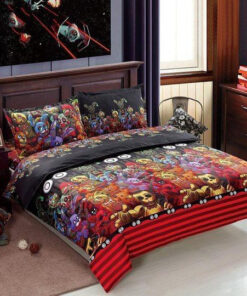 Five Nights At Freddy Colorful Bedding Set Dup
