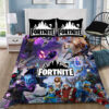 Fortnite Gamer With Logo Bedding Set (duvet Cover & Pillow Cases)