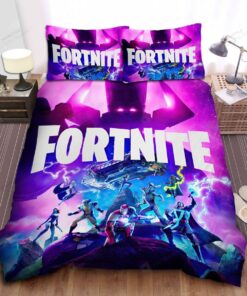 Fortnite Marvel Comic Heroes Skins Bed Sheets Spread Duvet Cover Bedding Set