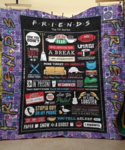 Friends Tv Show 8211 Funniest Moments Quilt Blanket