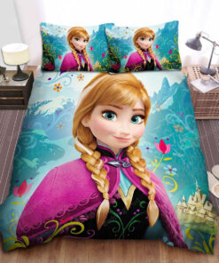 Frozen Anna Original Figure Bed Sheets Duvet Cover Bedding Sets