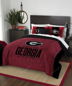 Georgia Bulldogs Bedding Set (duvet Cover & Pillow Cases)