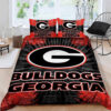 Georgia Bulldogs Bedding Set Sleepy Duvet Cover Pillow Cases