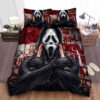 Ghostface And Blood Letters On The Wall Bed Sheets Duvet Cover Bedding Sets