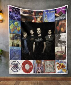 Gin Blossoms Album Covers Quilt Blanket