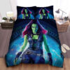 Guardians Of The Galaxy Gamora Illustration Bed Sheets Duvet Cover Bedding Sets