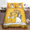 Gudetama & We Bare Bears Cross-over Bed Sheets Duvet Cover Bedding Sets
