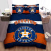 Houston Astros Bedding Set (duvet Cover & Pillow Cases)