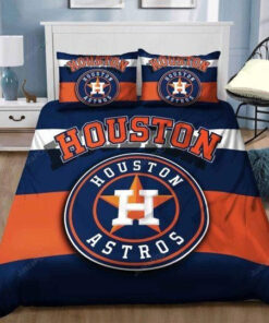 Houston Astros Duvet Cover Bedding Set
