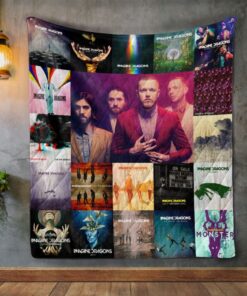 Imagine Dragons Style Two Album Covers Quilt Blanket