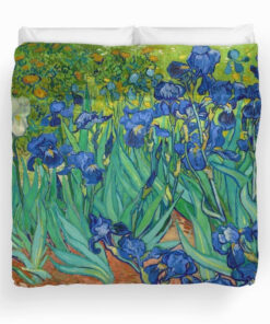 Irises By Vincent Van Gogh May 1889 Duvet Cover Bedding Set