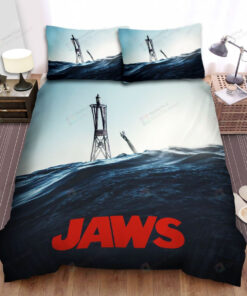 Jaws Movie Poster 6 Bed Sheets Spread Comforter Duvet Cover Bedding Sets