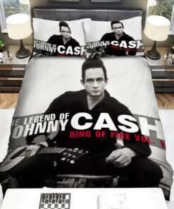 Johnny Cash Ring Of Fire Vol 2 Album Cover Bed Sheets Duvet Cover Bedding Sets