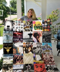 Jon Bon Jovi Band Quilt Blanket For Fans Ver 25