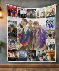 Jonas Brothers Album Covers Quilt Blanket