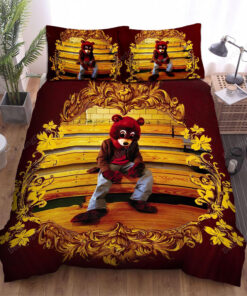 Kanye West College Dropout Album Cover Bed Sheets Duvet Cover Bedding Sets