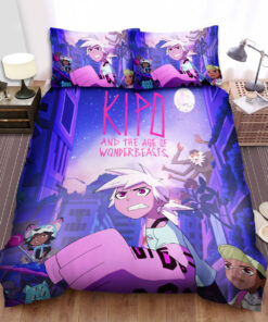 Kipo And The Age Of Wonderbeasts Main Characters Poster Bed Sheets Spread Duvet Cover Bedding Sets