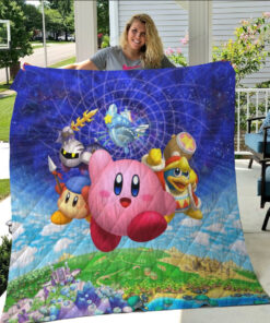 Kirby Game Quilt Blanket