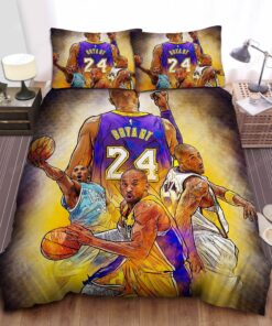 Kobe Bryant Basketball Evolution Bed Sheets Duvet Cover Bedding Sets