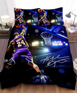 Kobe Bryant Dunking Bed Sheets Duvet Cover Bedding Sets