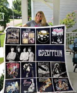 Led Zeppelin Albums Quilt Blanket 01