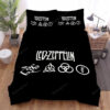 Led Zeppelin Icon Bed Sheets Duvet Cover Bedding Sets