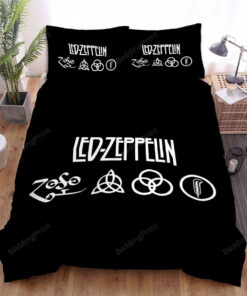 Led Zeppelin Icon Bed Sheets Duvet Cover Bedding Sets