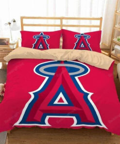 Los Angeles Angels Duvet Cover Bedding Set