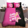 Love Letter And Flower Barbie Bed Sheets Duvet Cover Bedding Sets