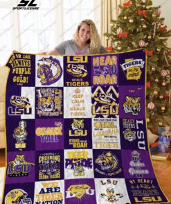 Lsu Tigers Quilt Blanket Ver 03