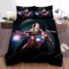 Marvel Iron Man In Damaged Suit Bed Sheets Duvet Cover Bedding Sets