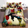 Marvel Thor Throwing His Hammer In Comic Bed Sheets Duvet Cover Bedding Sets