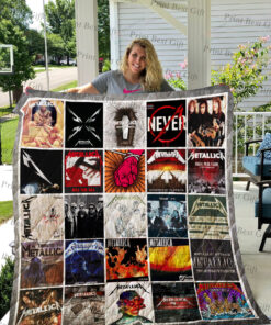Metallica Albums Cover Poster Quilt Blanket Ver 3