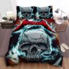 Metallica Skull Lightning Bed Sheets Duvet Cover Bedding Sets