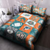 Miami Dolphins Bedding Set