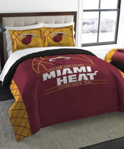 Miami Heat Bedding Set (duvet Cover & Pillow Cases)