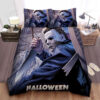 Michael Myers In Halloween Series Painting Bed Sheets Duvet Cover Bedding Sets