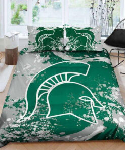 Michigan State Spartans B190947 Bedding Set | Twin,full, ? Queen, King | 1 Duvet Cover, 2 ?