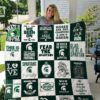 Michigan State Spartans Quilt Blanket 02