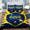 Michigan Wolverines B050978 Bedding Set Sleepy Halloween And Christmas Sale Duvet Cover Pillow Cases