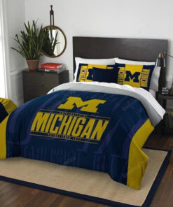 Michigan Wolverines Gs-cl-kl2309 Bedding Set (duvet Cover & Pillow Cases)