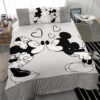 Mickey Mouse Bedding Set Minnie Mouse Duvet Cover Disney Mickey Minnie Comforter Sets Disney Mickey Her King His Queen Bedding Set Tdv019